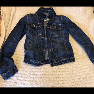 Size medium Gap distressed denim jacket